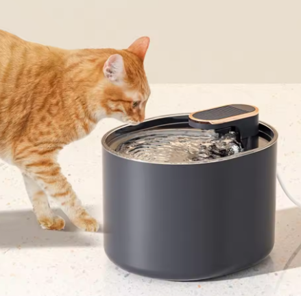 3L Automatic Cat Water Fountain Plastic Large Capacity Pet Drinking Fountain Electric USB Plug Automatic Sensor Drinker