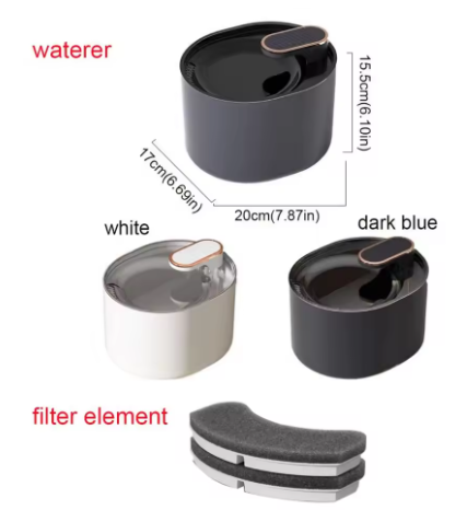 3L Automatic Cat Water Fountain Plastic Large Capacity Pet Drinking Fountain Electric USB Plug Automatic Sensor Drinker